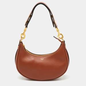 Pre Owned Celine Brown Leather Ava Hobo