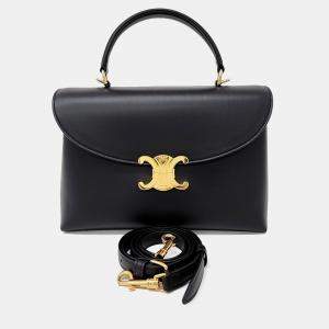 Celine Black Leather Nino Bag Medium