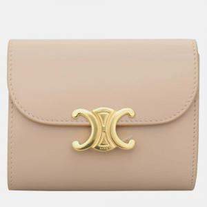 Pre Owned Celine Small Flap Wallet Triomphe Wallet