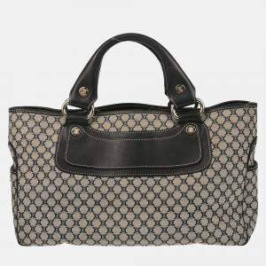 Pre Owned Celine Boogie Gray Canvas Macadam Tote Bag