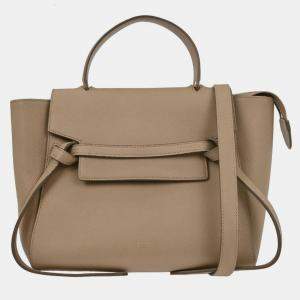Pre Owned Celine Beige Belt Bag 2way Handbag