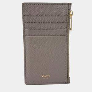 Pre Owned Celine Grey Leather card wallet