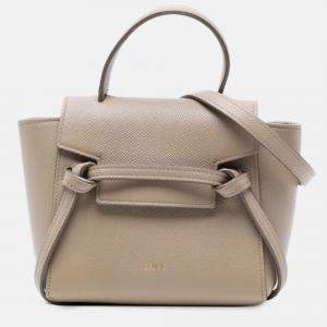 مملوكة مسبقًا Celine Pico Grained Calfskin Belt Bag