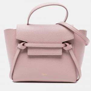 مملوكة مسبقًا حقيبة سيلين نانو جيند جلد عجل بحزام