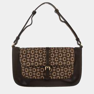 Pre Owned Celine Brown Macadam Handbag