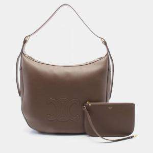 مملوكة مسبقًا Celine Large Eloise Shoulder Bag Leather Brown
