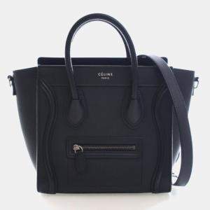 مملوكة مسبقًا Celine Nano Calfskin Luggage Tote