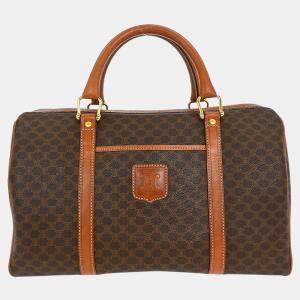 مملوكة مسبقًا Celine Brown Macadam Duffle Handbag