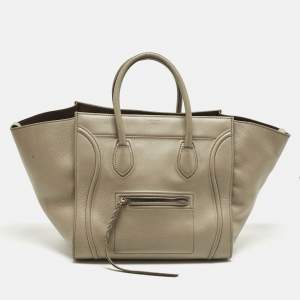 Pre Owned Celine Phantom Luggage Medium Leather Tote