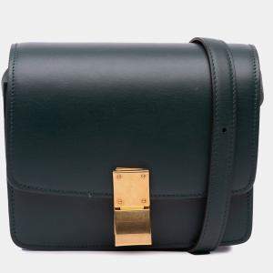 مملوكة مسبقًا Celine Green Small Calfskin Classic Box