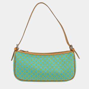 مملوكة مسبقًا Celine Light Blue Canvas Macadam Handbag