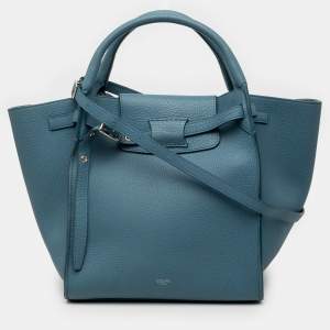 مملوكة مسبقًا Celine Blue Small Grained Calfskin Big Bag