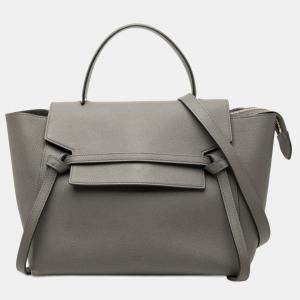 Pre Owned Celine Mini Grained Calfskin Belt Bag