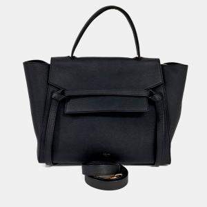 مملوكة مسبقًا Celine Black Leather belt bag mini