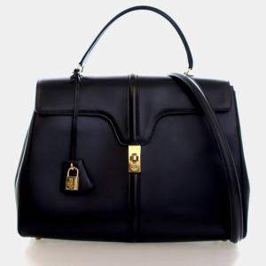 مملوكة مسبقًا Celine Large Calfskin 16 Top Handle Bag