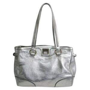 Pre Owned Celine Metallic Calfskin Leather Tote