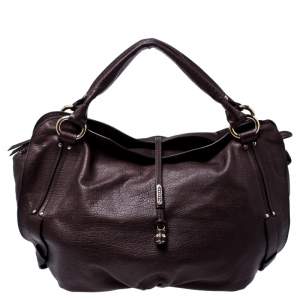 Celine Brown Leather Bittersweet Hobo