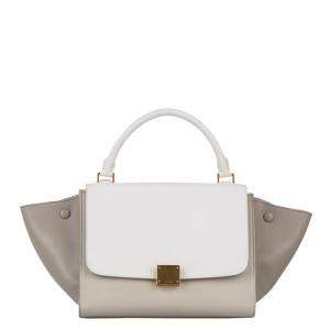 Pre Owned Celine Tricolor Leather Trapeze Medium Bag