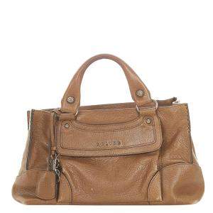 Celine Brown Leather Boogie Bag