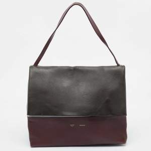 Pre Owned Celine Tri Color Leather All Soft Shoulder Bag 