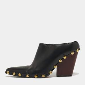 مملوكة مسبقًا خُفّ سيلين مقدمة مدببة جلد رمادي مقاس 37.5