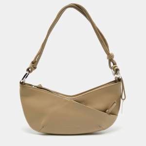 Cerruti 1881 Beige Leather Shoulder Bag