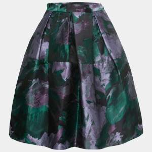 CH Carolina Herrera Multicolor Jacquard Mini Skirt S