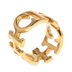 خاتم سي إتش كارولينا هيريرا بيتوين ذا لاين ذهبي اللون مقاس أوروبي 54
