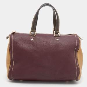 CH Carolina Herrera Multicolor Leather Large Andy Boston Bag