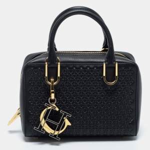 Pre Owned CH Carolina Black Leather Baron Bag