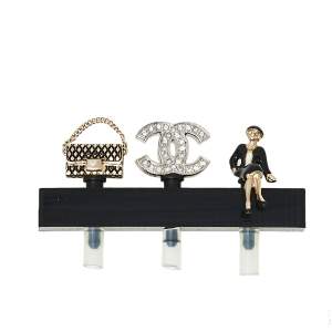 Chanel CC Smartphone Dust Plugs, A Set Of Three Charms