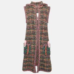 مملوكة مسبقًا كارديجان شانيل لوريكس محبوك ملون بغطاء رأس مقاس كبير - لارج