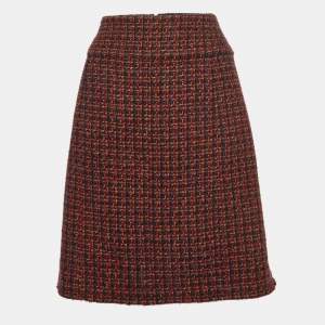 Chanel Multicolor Tweed Knee-Length Skirt L