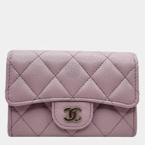 Chanel Classic Cardholder in Caviar with GHW