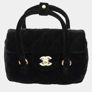 مملوكة مسبقًا Chanel Boston Velvet Mini Bag