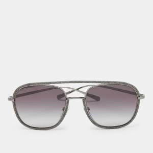 Chanel Gunmetal Tone/Grey Gradient 4249 Pilot Sunglasses