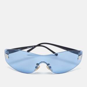 Chanel Blue 4019 Rimless Sunglasses