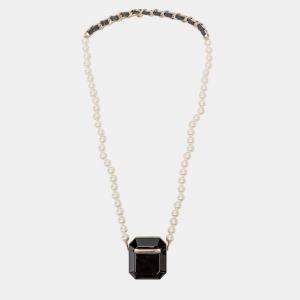 Chanel Black 21A Airpod Case Necklace