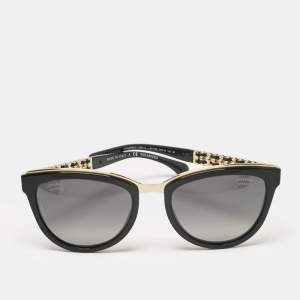 Chanel Black Gradient 5361-Q Chain Polarized Cat Eye Sunglasses