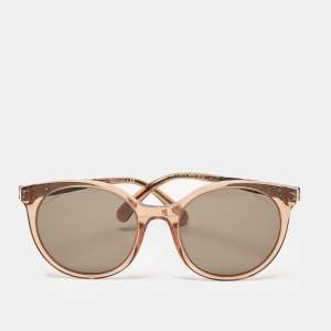 Chanel Bronze/Black 5440 Logo Metal Cat Eye Sunglasses