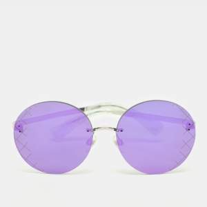 Chanel Purple 4216 Mirrored Round Sunglasses