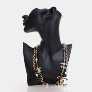Chanel Resin CC Long Necklace