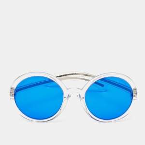 Chanel Blue Acetate 71287 CC Round Sunglasses