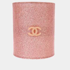 Pre Owned Chanel Hair Clip Hairpin Barrette Silver Pink