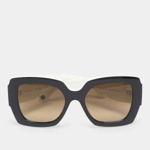 Pre Owned Chanel Brown/Black Acetate 1656/M2 Polarized Butterfly Sunglasses
