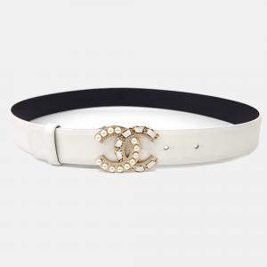 Pre Owned Chanel logo belt