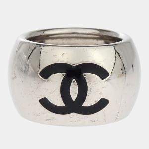 Pre Owned Chanel Ring Silver #52