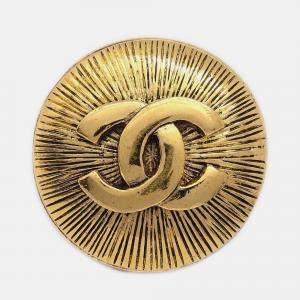 Pre Owned Chanel Brooch Pin Gold