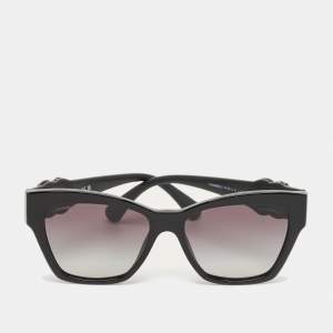 Pre Owned Chanel Black Gradient 5456 Q B CC Square Sunglasses