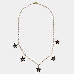 Pre Owned Chanel Gold Star Pendant Necklace